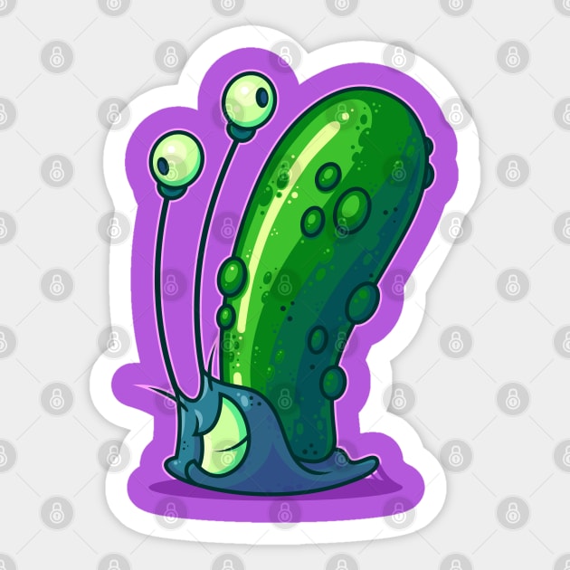 Pickle, The Snail Sticker by ArtisticDyslexia